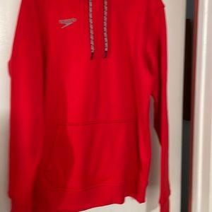 Red Speedo Hooded Sweatshirt..